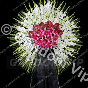 تاج گل ترحیم یک طبقه کد 926