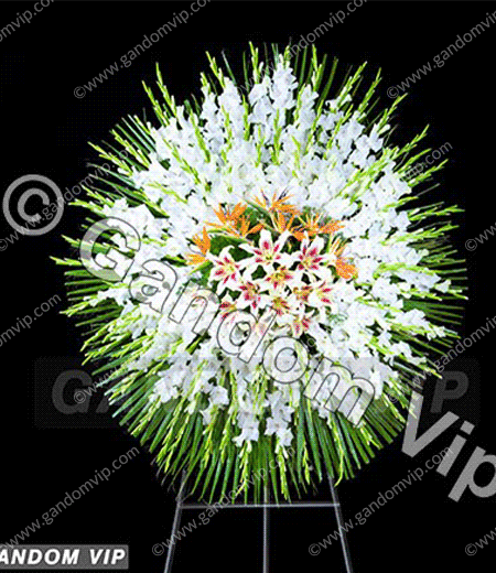 تاج گل ترحیم یک طبقه کد 925