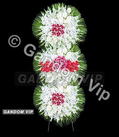 تاج گل | تاج گل ترحیم سه طبقه کد 938