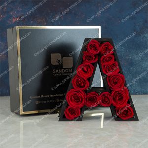 باکس گل حرف a