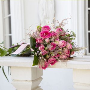 دسته گل رز عروس جدید کد 1009