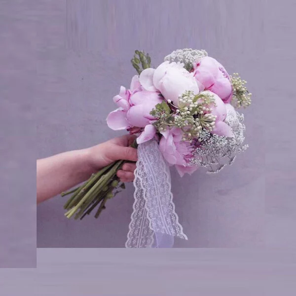 دسته گل حلقه ای عروس