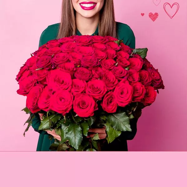 دسته گل رز هلندی