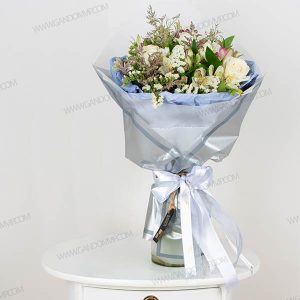 دسته گل کاغذی ولنتاین