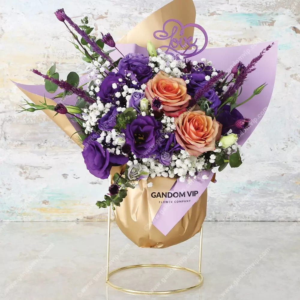باکس گل بنفش 209