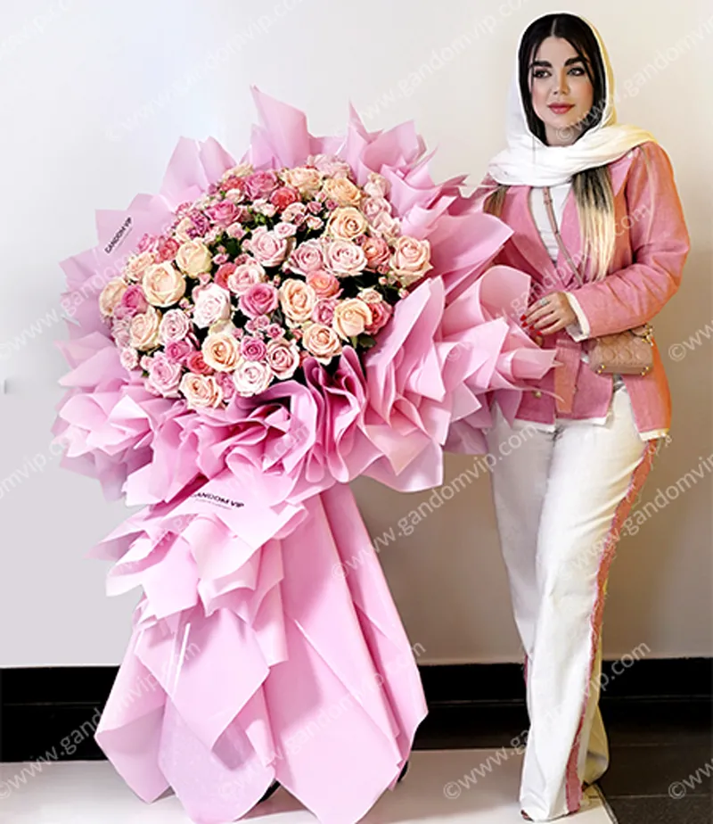 دسته گل لوکس گل کد 767