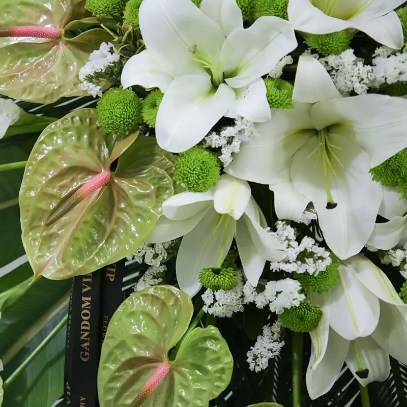 جزئیات تاج گل تبریک کد 965 جزئیات تاج گل تبریک کد 965