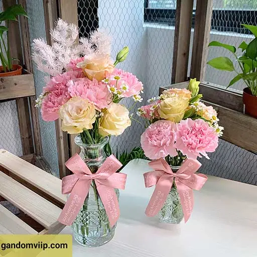 عکس جام گل طبیعی