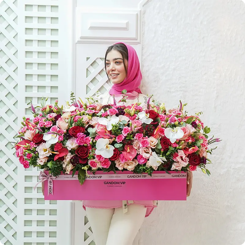 باکس گل سایز بزرگ