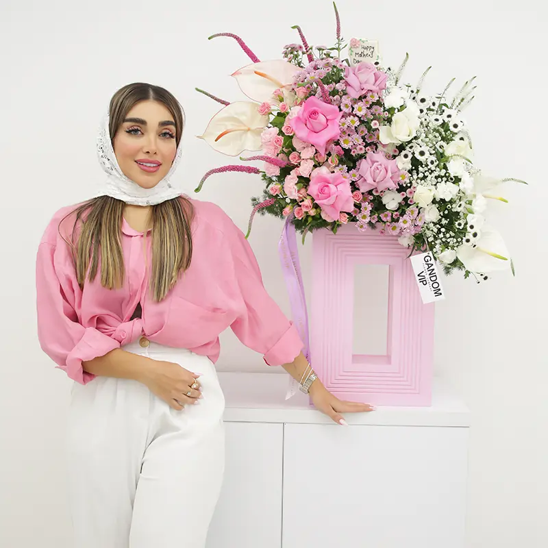 خرید و قیمت گل روز مادر کد 797