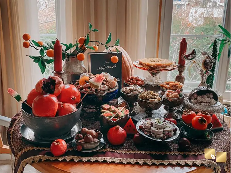 تزئین اجیل شب یلدا 