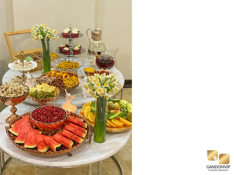 ایده تزئین میز یلدا