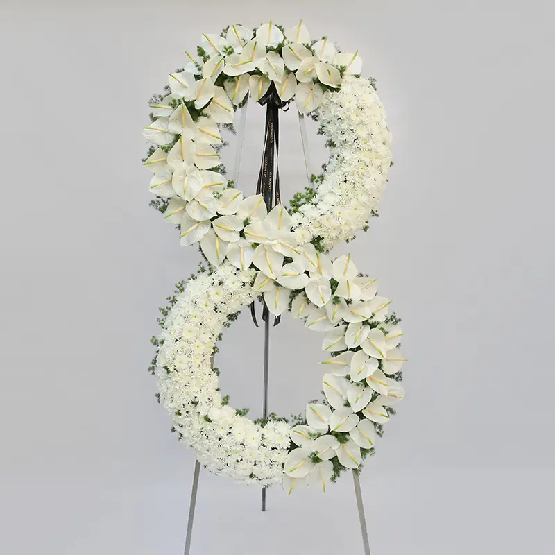 خرید تاج گل ترحیم کد 856